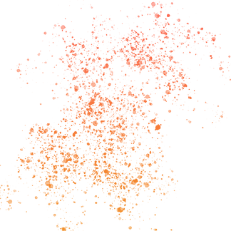 Gradient Orange Scattered Spots